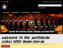 Tablet Screenshot of chilliseedbank.com.au